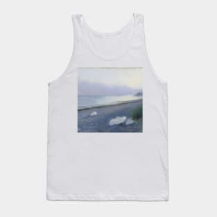 Beach Pastel Painting Original Tank Top